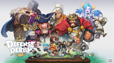 「ディフェンスダービー」の事前登録が6月14日より開始！リアルタイムオークションシステムが追加されたPvPのタワーディフェンスゲームの画像1