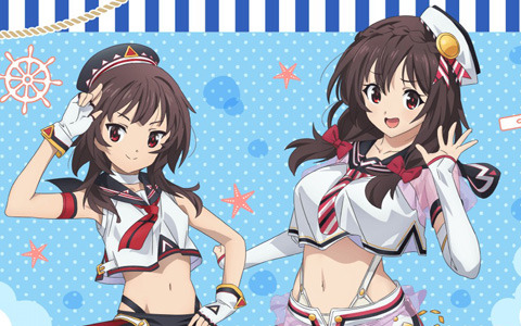 アニメ「この素晴らしい世界に爆焔を！」がくじ引き堂に登場！めぐみんとゆんゆんの新規描き下ろしイラストがグッズに