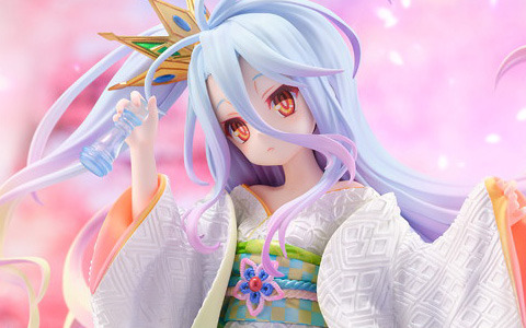「ノーゲーム・ノーライフ」よりヒロイン「白」が白無垢姿で1/7スケールフィギュアに！