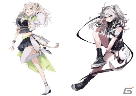 「カプとれ」とホロライブのVTuber・獅白ぼたんさんがコラボ！描きおろしイラストによるアクリルスタンドキーホルダーなどが登場の画像2