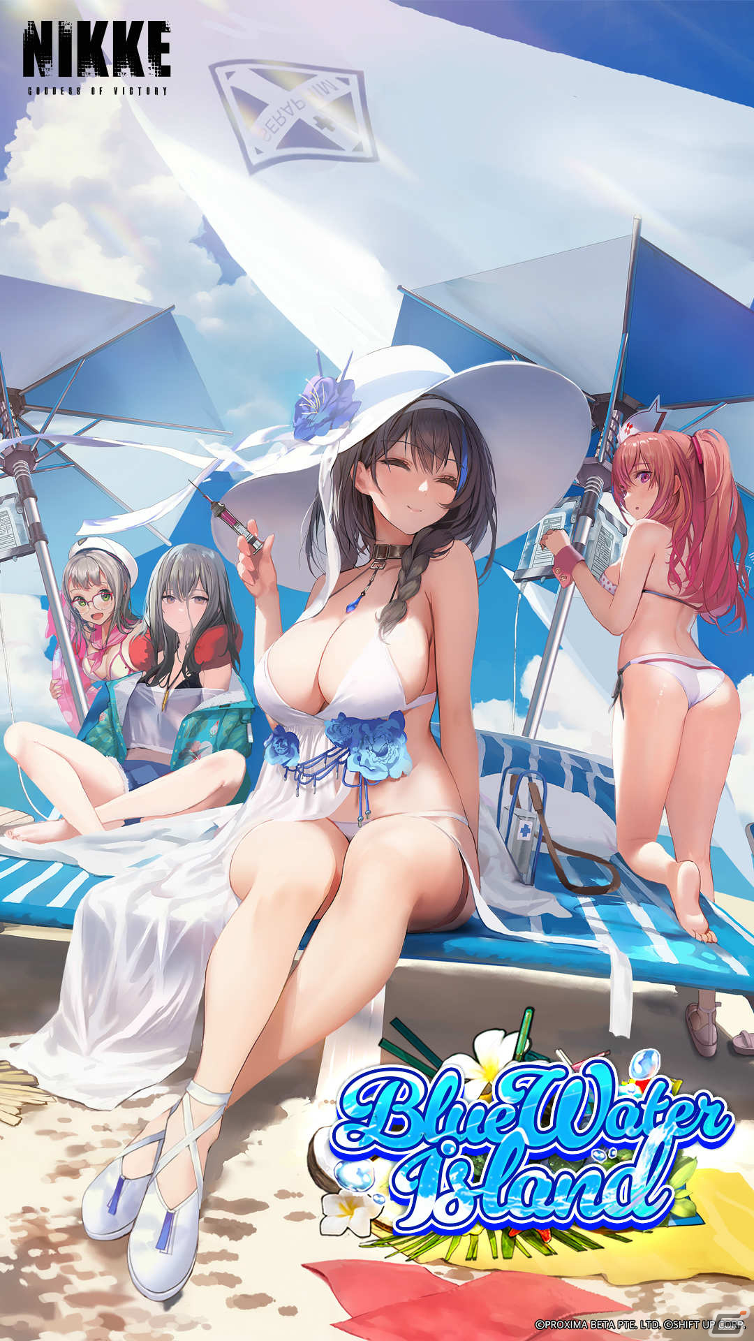 NIKKE ニケ　メアリー　ベイゴッデス　水着コスプレ衣装 Amazon.co.jp: 『勝利の女神 NIKKE（ニケ）』 メアリー