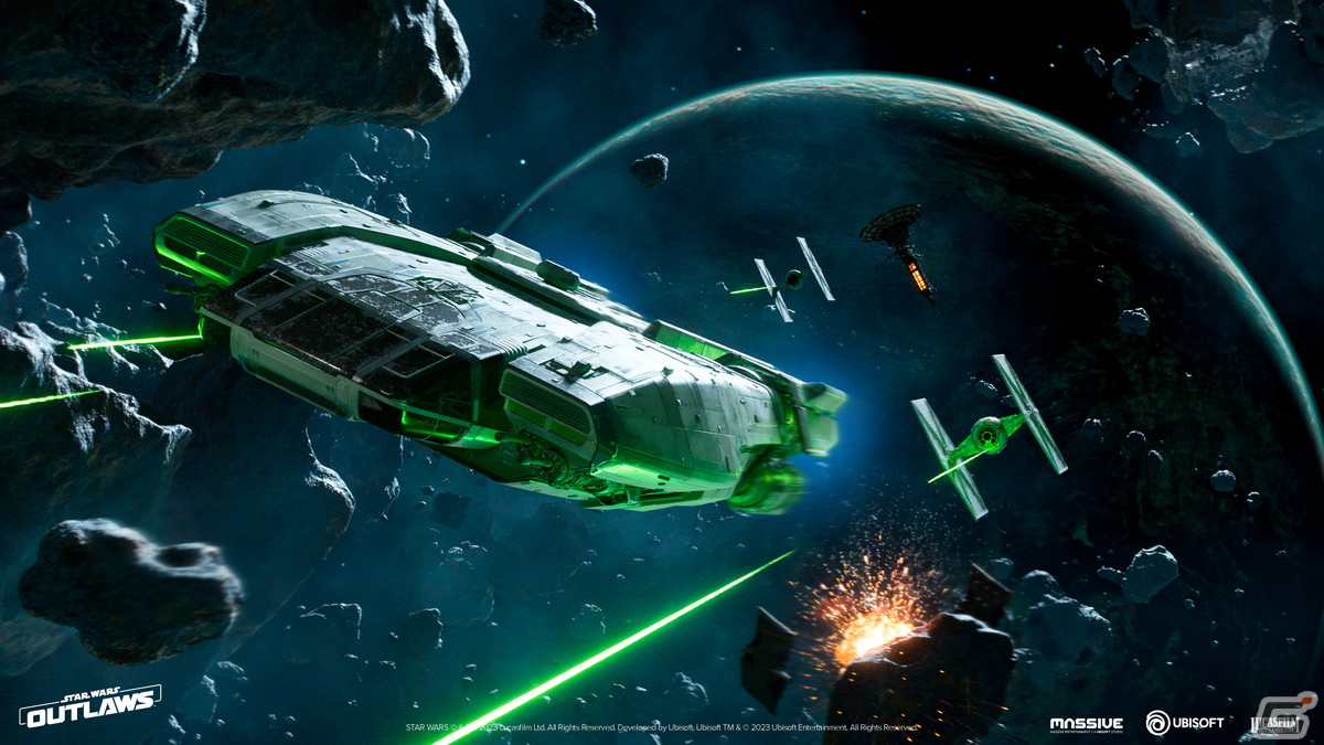 「Star Wars Outlaws」アクションやイベントなどさまざまなシーンを収めた10分を超えるゲームプレイ映像が公開！の画像1