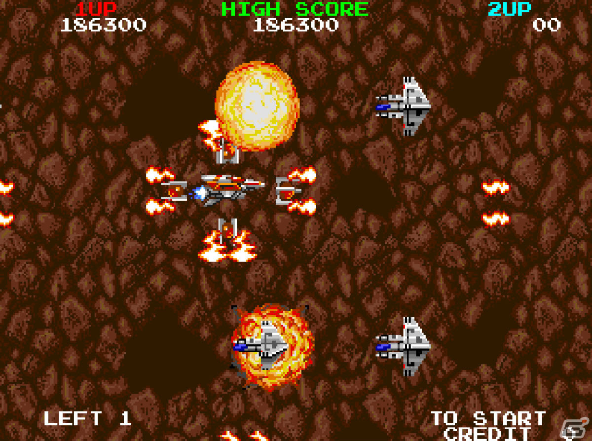 「アーケードアーカイブス メガブラスト」が6月15日に配信！宇宙戦闘機を操り地球の女性たちを救出するSTGの画像3