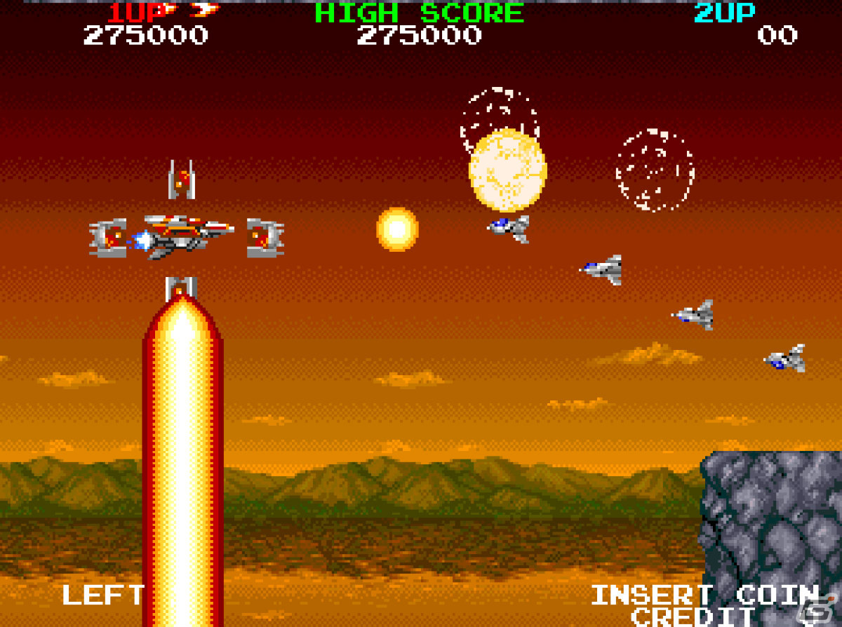 「アーケードアーカイブス メガブラスト」が6月15日に配信！宇宙戦闘機を操り地球の女性たちを救出するSTGの画像4
