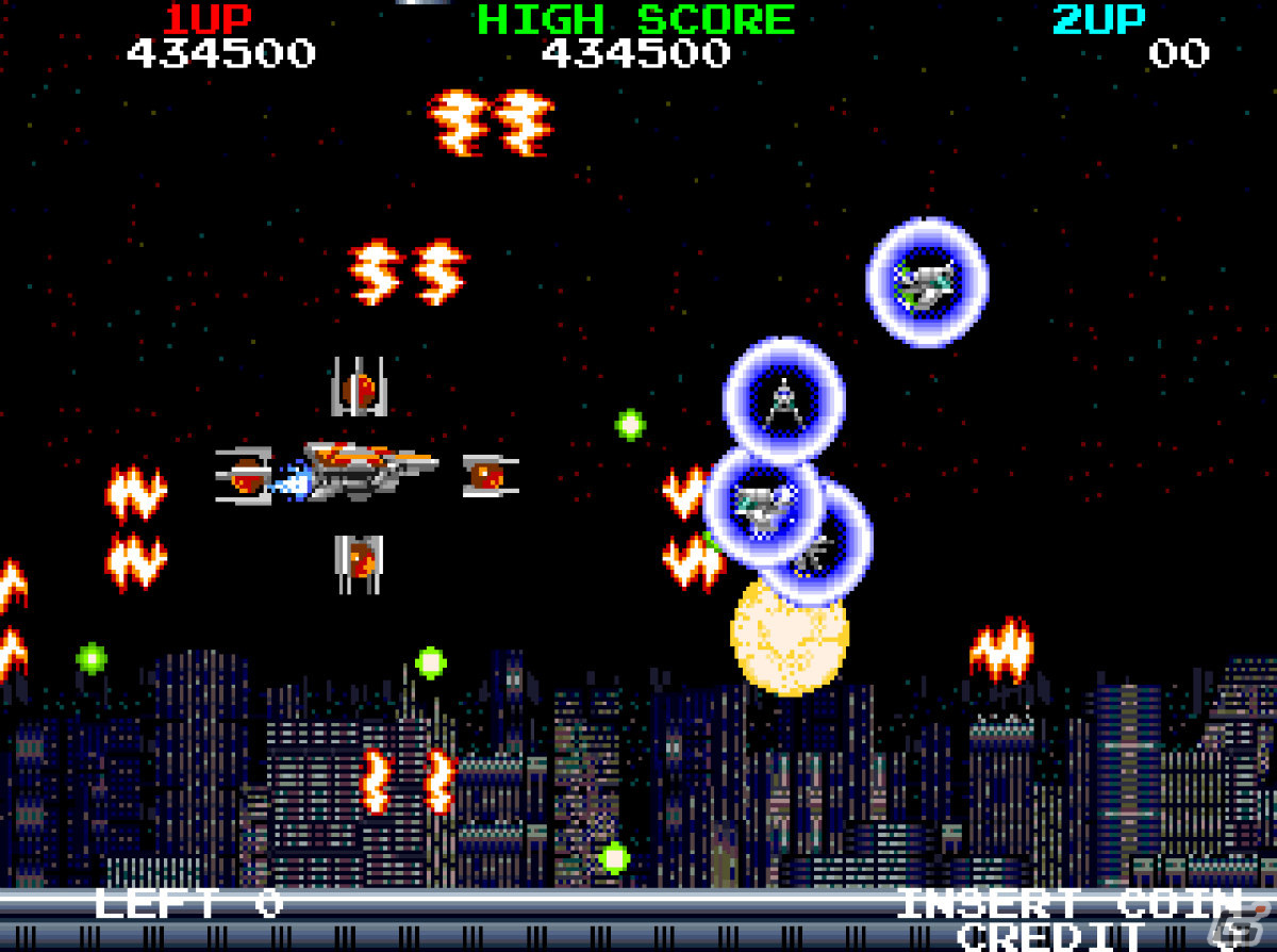 「アーケードアーカイブス メガブラスト」が6月15日に配信！宇宙戦闘機を操り地球の女性たちを救出するSTGの画像6