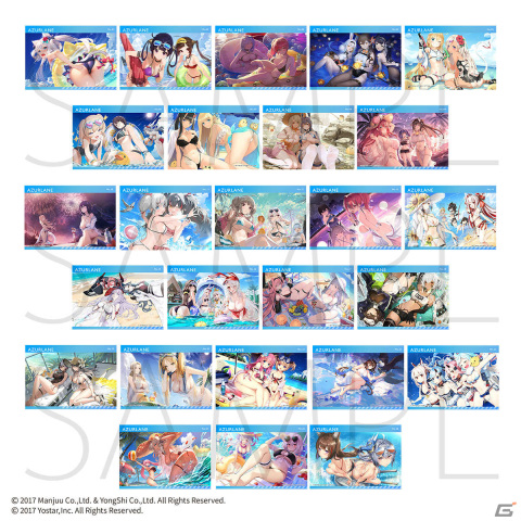 「アズールレーン サマーフェア 2023 in ゲーマーズ」が8月11日より実施！水着に身を包んだ綾波たちの描きおろしグッズが登場の画像11
