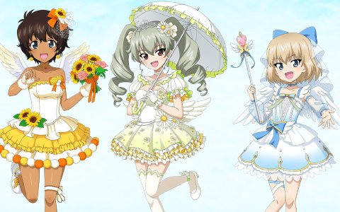 「ガールズ＆パンツァー 戦車道大作戦！」スズキやアンチョビ、カチューシャらのジューンブライド2023衣装が登場！