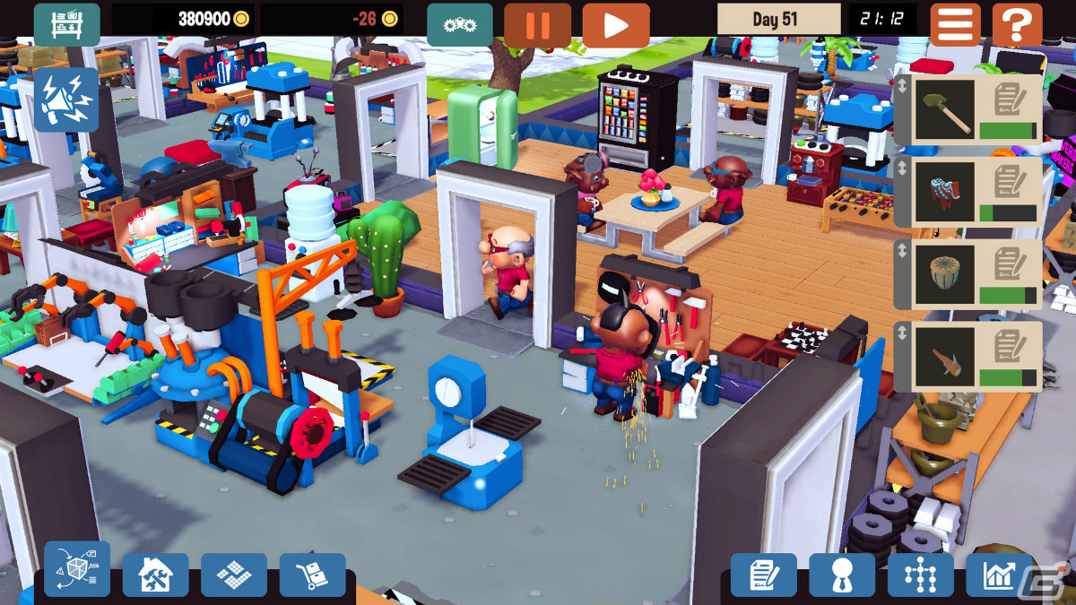 iOS/Android版「Little Big Workshop」がリリース！テーブルの上に広がる世界で工場を経営するSLGの画像2