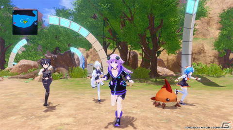 「超次元ゲイム ネプテューヌ GameMaker R:Evolution」バイクで移動する探索やチェインを繋ぐ戦闘システムの情報が公開！の画像1