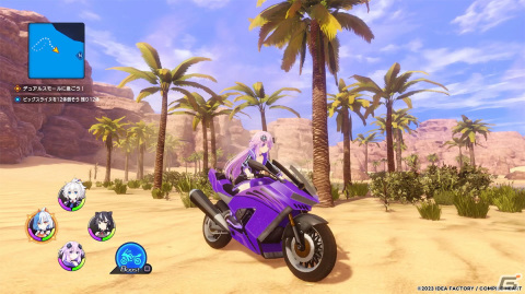 「超次元ゲイム ネプテューヌ GameMaker R:Evolution」バイクで移動する探索やチェインを繋ぐ戦闘システムの情報が公開！の画像2