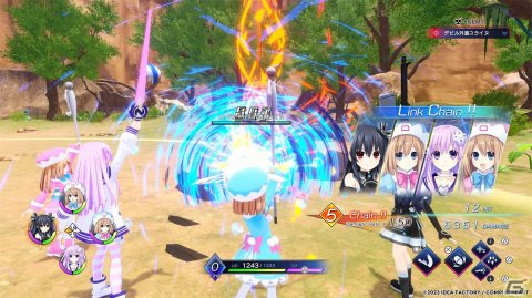 「超次元ゲイム ネプテューヌ GameMaker R:Evolution」バイクで移動する探索やチェインを繋ぐ戦闘システムの情報が公開！の画像8