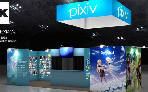 ピクシブが「原神」とのコラボブースをアニメコンベンション「Anime Expo2023」に出展！モ誰氏、おしおしお氏のサイン会も