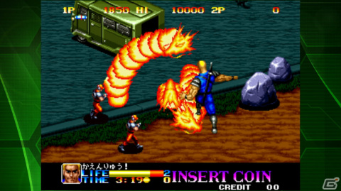 「ニンジャコマンドー アケアカNEOGEO」がスマホ向けに配信開始！獣身変化などを駆使して死の商人から歴史を守るアクションゲームの画像3