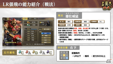 「三國志 覇道」新レアリティ・LRの武将として張飛と呂尚が登場！どちらかが必ず手に入るログインボーナスも実施の画像3
