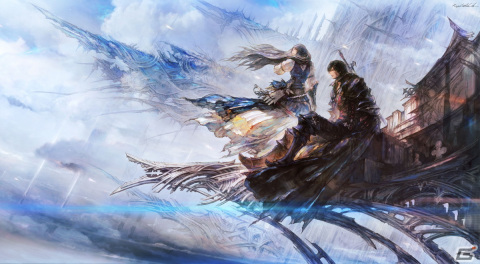 「ファイナルファンタジーXVI」のイメージアートをデザインした扇子がビジネストレンドマガジン「DIME」の8月号に登場の画像4