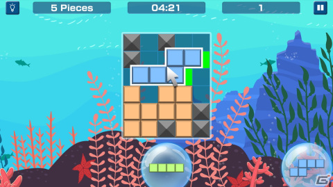 ブロック配置型パズル「SETTRIS」がSteamで配信！海の中でリラックスしながらパズルに没頭の画像5