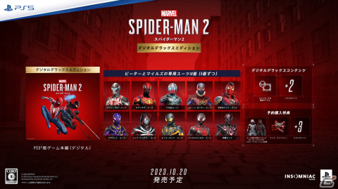 「Marvel's Spider-Man 2」の予約受付が順次開始！ゲーム内コスチュームやフィギュア付など各エディションの詳細もの画像5