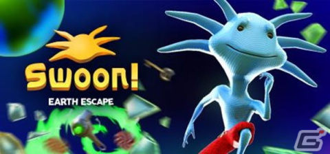 PS5/PS4版「Swoon! Earth Escape」が配信！謎の酸であふれてしまった地球から宇宙人の“すうーん”を脱出させるアドベンチャーゲームの画像1