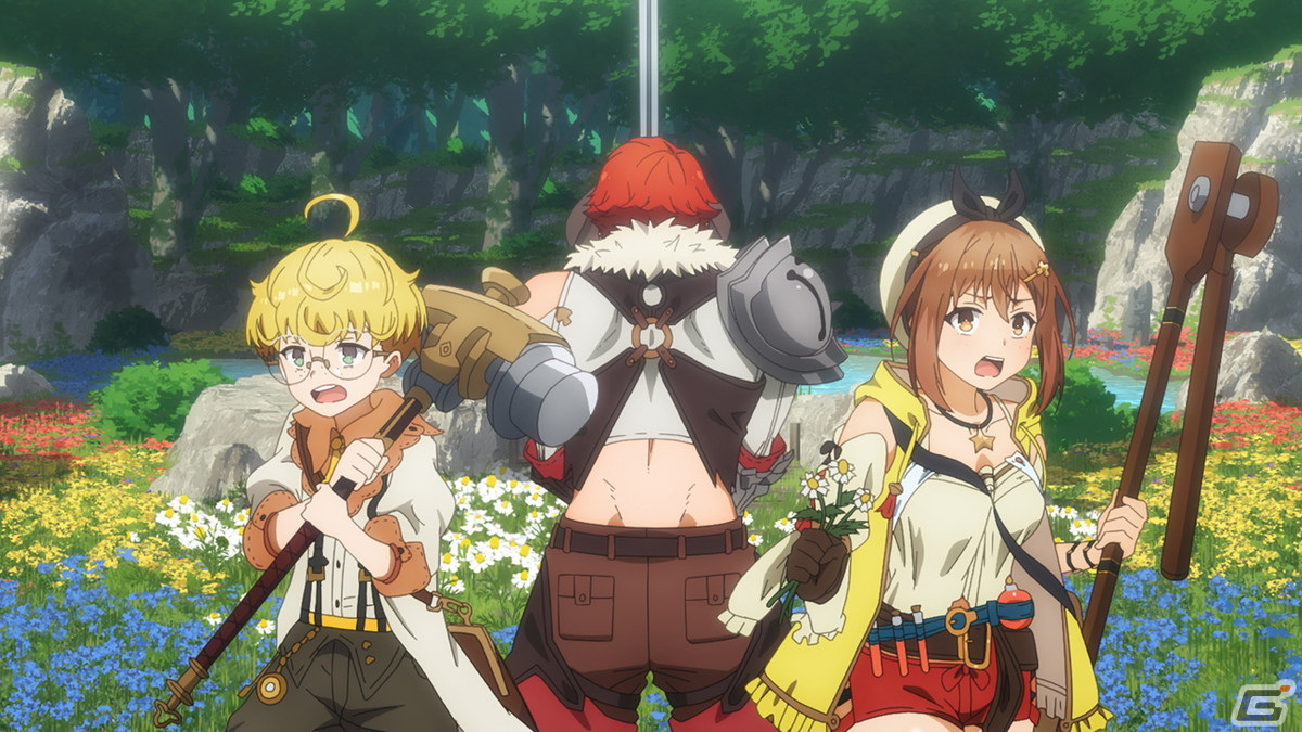 アニメ「ライザのアトリエ ～常闇の女王と秘密の隠れ家～」第2弾PVが公開！エンディングテーマはAwkmiu「アロー」の画像7