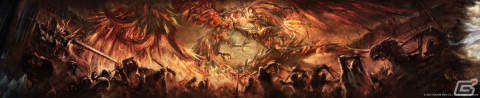 「FFXVI」召喚獣同士の激突を絵画で描いた「召喚獣合戦 勃発」広告が渋谷や梅田に登場！の画像4