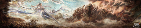 「FFXVI」召喚獣同士の激突を絵画で描いた「召喚獣合戦 勃発」広告が渋谷や梅田に登場！の画像9