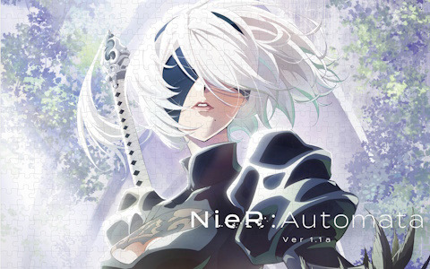 アニメ「NieR:Automata Ver1.1a」のキービジュアルを使用したクリアファイルとジグソーパズルが登場！