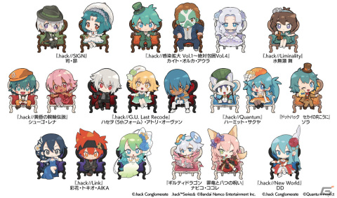 「.hack」20周年を記念した描き下ろしグッズの予約受付が開始！シリーズのメインキャラクターたちがドレスアップして登場の画像2