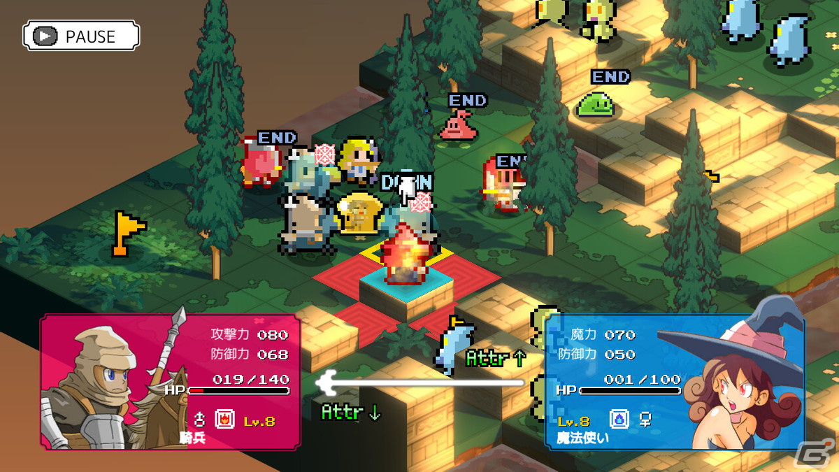 下剋上タクティクスRPG「スライムの大いなる野望」Steam版の配信日が7月27日に決定！Steam NEXT FESTで体験版が配信の画像6