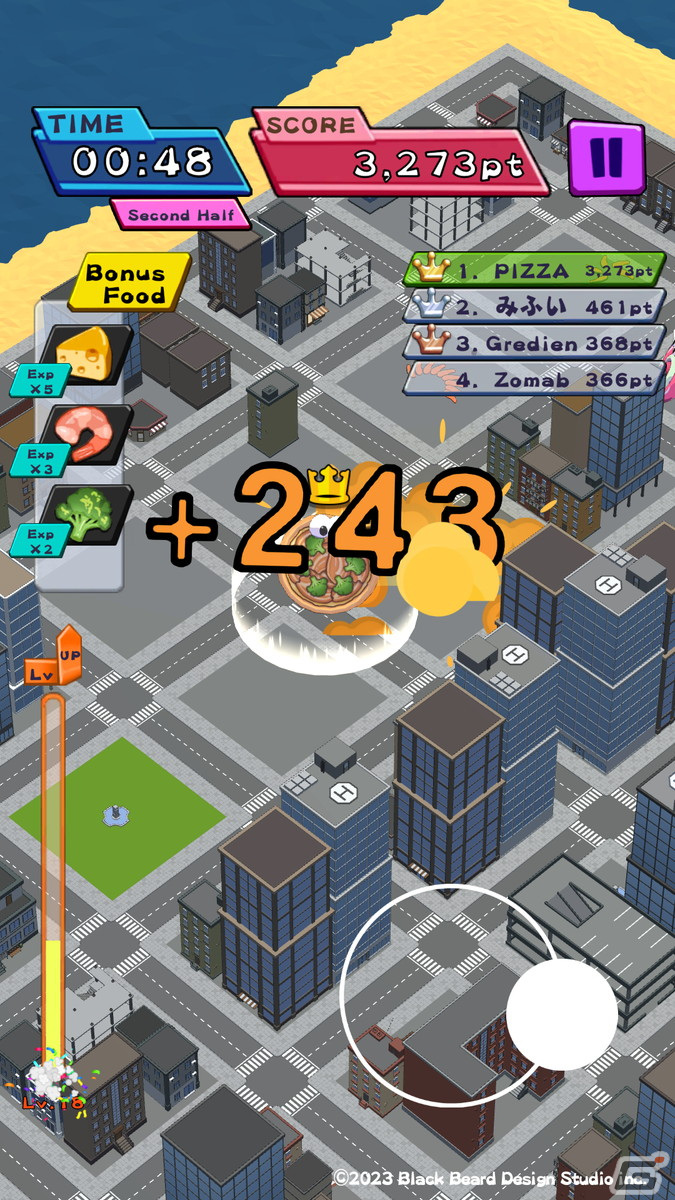 「ピザ・キング・ファイト」がiOS/Androidで配信！最強のピザを決める戦いをお手軽操作で楽しめるバトルロワイヤルゲームの画像3