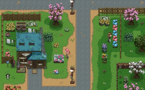 クラフトや農業も楽しめるピクセル風RPG「ガーラント:冒険物語」の無料体験版がSteamにて配信開始!