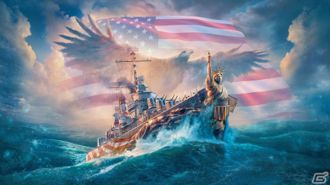 「World of Warships: Legends」と「World of Warships」にてアメリカ独立記念日イベントが開催！「WoWSL」ではポパイコラボもの画像2