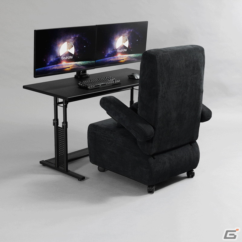Bauhutteから「ゲーミングソファデラックス」と「ストレージオットマン」が発売！一日中ふかふかのソファでPCゲームを遊ぼうの画像4