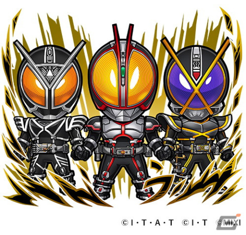 「コトダマン」×「仮面ライダー」コラボ第5弾が6月26日より開催！仮面ライダーギーツやファイズ＆カイザ＆デルタなどが参戦の画像3