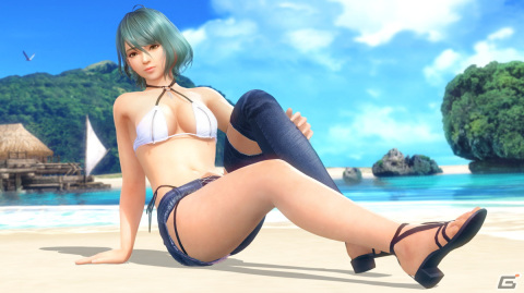 「DEAD OR ALIVE XVV」にワイルドなデニムと大胆なファスナーが印象的な新SSR水着「スキニー・シャーク」が登場！の画像3