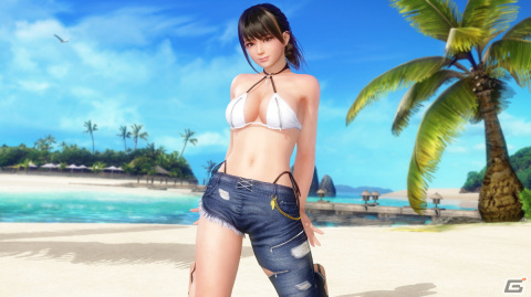 「DEAD OR ALIVE XVV」にワイルドなデニムと大胆なファスナーが印象的な新SSR水着「スキニー・シャーク」が登場！の画像4
