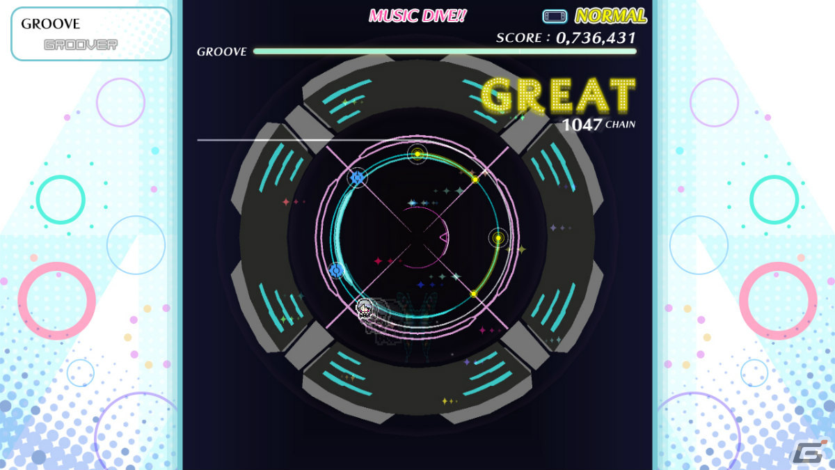 「グルーヴコースター ワイワイパーティー!!!!」のDLC「クロノサークル＋MUSIC DIVER パック」が配信！の画像5
