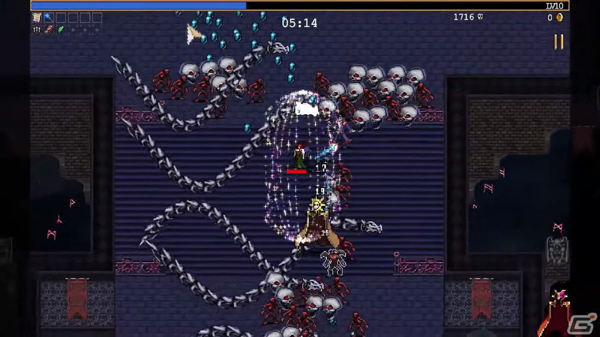 Switch版「Vampire Survivors」が8月17日に配信！最大4人での同時協力プレイも可能にの画像6