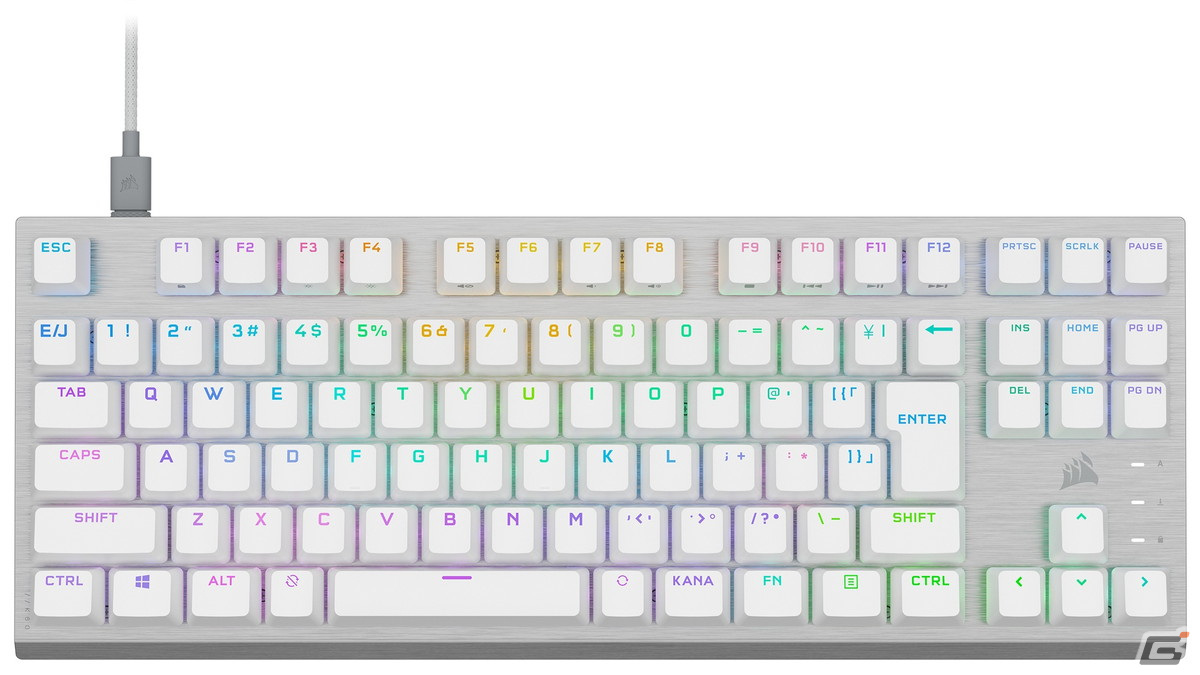 CORSAIRのゲーミングキーボード「K100 AIR WIRELESS」と「K60