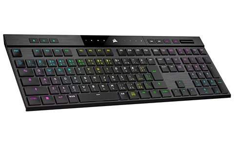 CORSAIRのゲーミングキーボード「K100 AIR WIRELESS」と「K60 PRO TKL