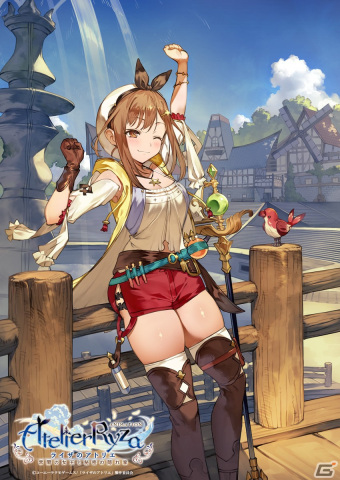アニメ「ライザのアトリエ ～常闇の女王と秘密の隠れ家～」トリダモノ氏描き下ろし！ライザの放送直前イラストが公開の画像1