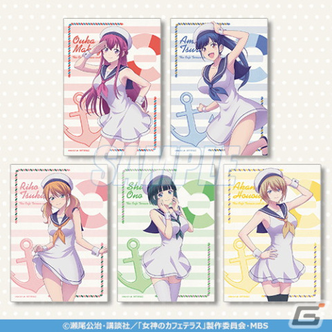 TVアニメ「女神のカフェテラス」よりマリンコーデが可愛いらしいオンラインくじが7月1日12時に販売！の画像17