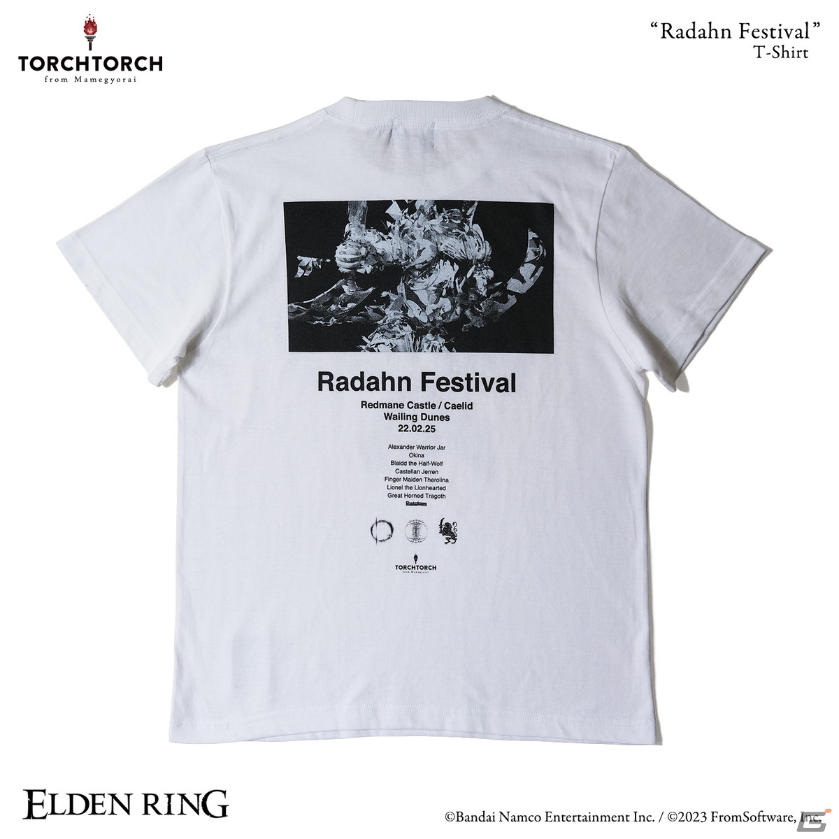 「ELDEN RING」×TORCH TORCHコラボアイテムの一般販売が開始！ラダーン祭りや半狼のブライヴがモチーフのTシャツなどを展開の画像6
