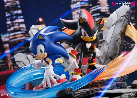「ソニックアドベンチャー2」ソニックとシャドウがS-FIREによって立体化！パッケージイラストをこだわりの造形や彩色で表現の画像2