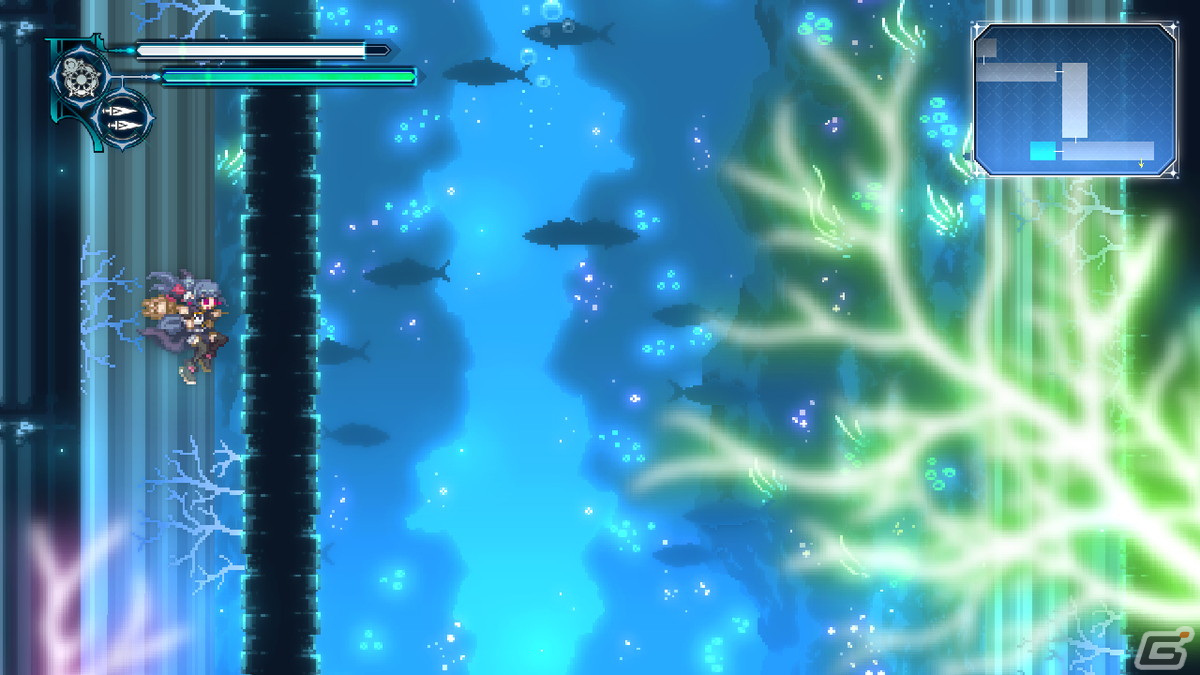 「幻日のヨハネ -BLAZE in the DEEPBLUE-」がインティ・クリエイツより11月16日に発売！未知なる海底ダンジョンを進む本格2Dアクションの画像9