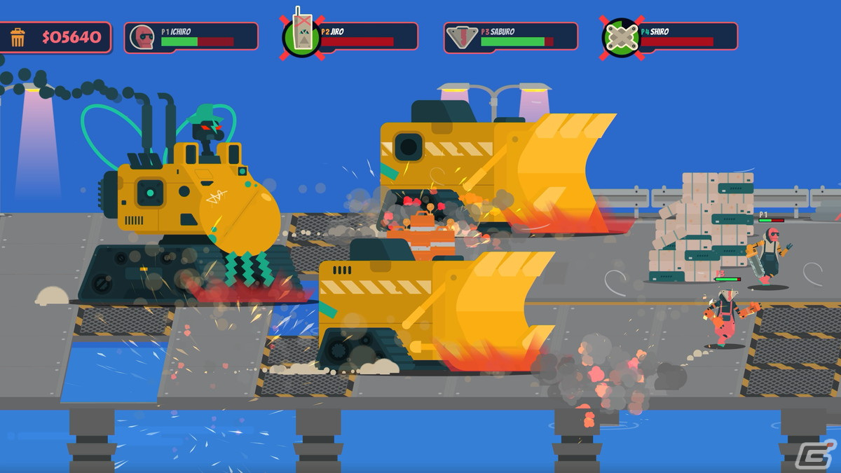 「PixelJunk Scrappers Deluxe」の発売日が7月27日に決定！ニンテンドーeショップでは20％OFFで予約受付中の画像6
