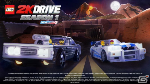 「レゴ 2K ドライブ」ドライブパス・シーズン1が配信開始!映画「ワイルド・スピード」に登場したダッジ・チャージャーが登場の画像1