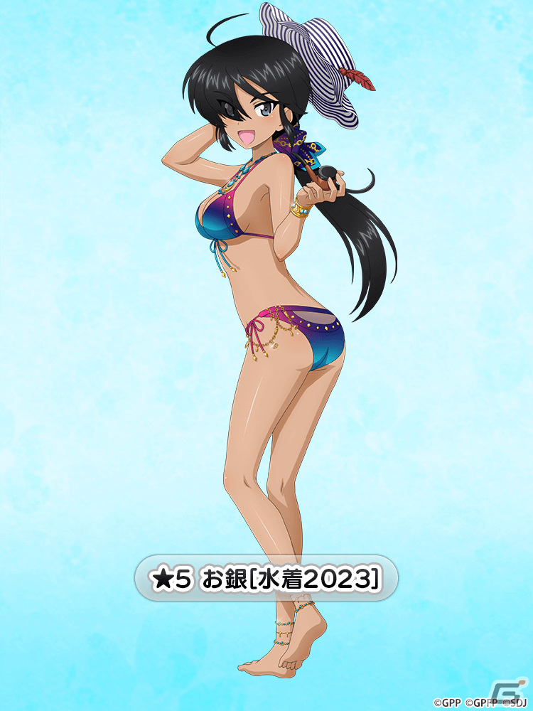 「ガールズ＆パンツァー 戦車道大作戦！」アンチョビ、西住まほら5人が2023年の水着衣装で登場！水着ガチャ第1弾が実施の画像2