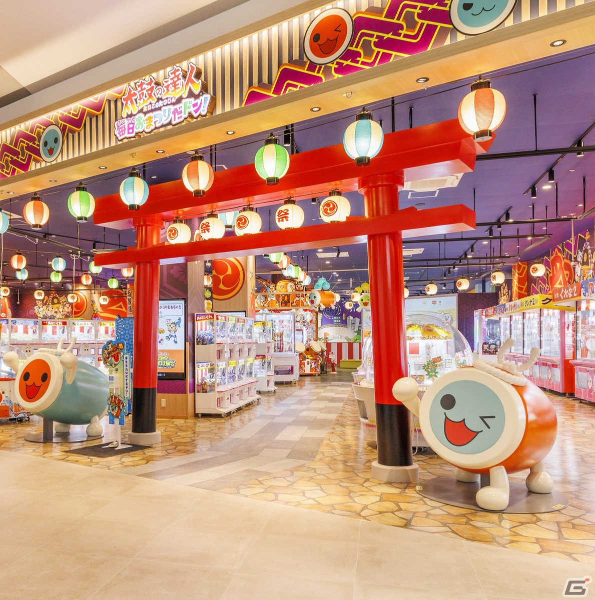 「namco 太鼓の達人毎日おまつりだドン！イオンモール長久手店」が7月1日よりオープン！地元の名所旧跡やお祭りを表現したコーナーを展開 Gamer