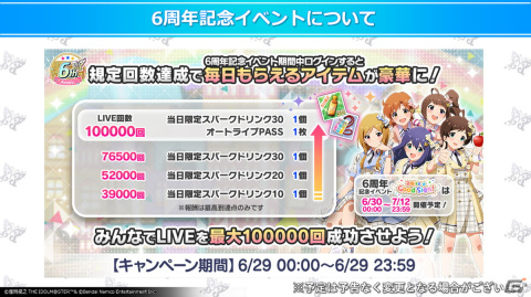 「ミリシタ」6周年を記念した特別PVが公開！新楽曲イベントシリーズ「THE IDOLM@STER MILLIONLIVE! ANIMATION STAGE」も始動の画像3