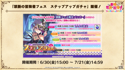 「このファン」ロリーサがもらえるストーリーイベントやクリス、ダクネスが登場の禁断の冒険者フェスが開催！の画像20